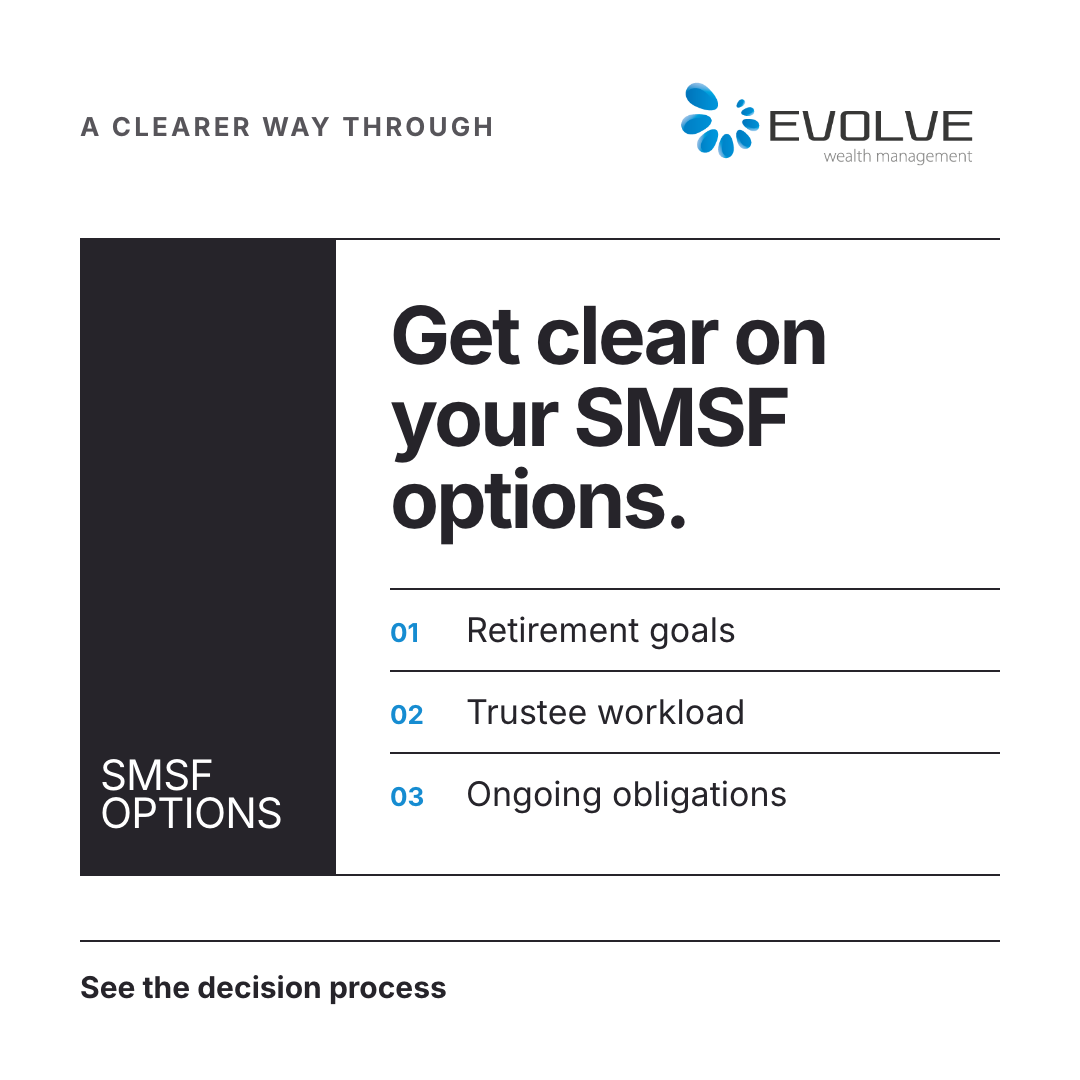 A clear SMSF decision process ad creative
